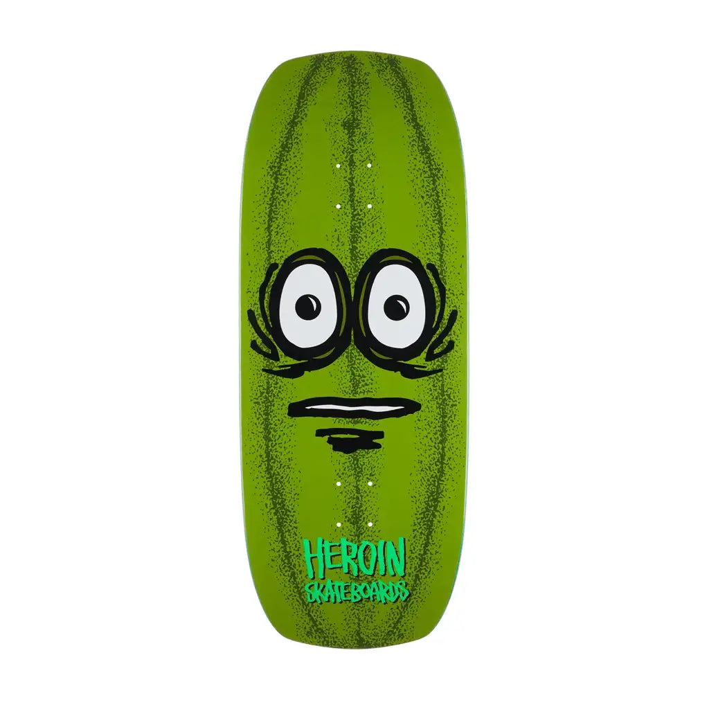 Heroin The Pickle Skateboard Deck Shaped 12.0 1