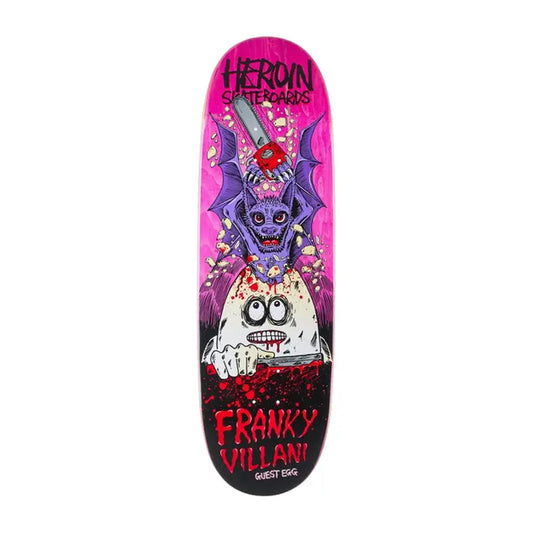 Heroin Villani Guest Egg Skateboard Deck 9.5