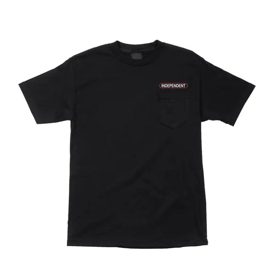 Independent Baseplate Pocket T-Shirt Black 1