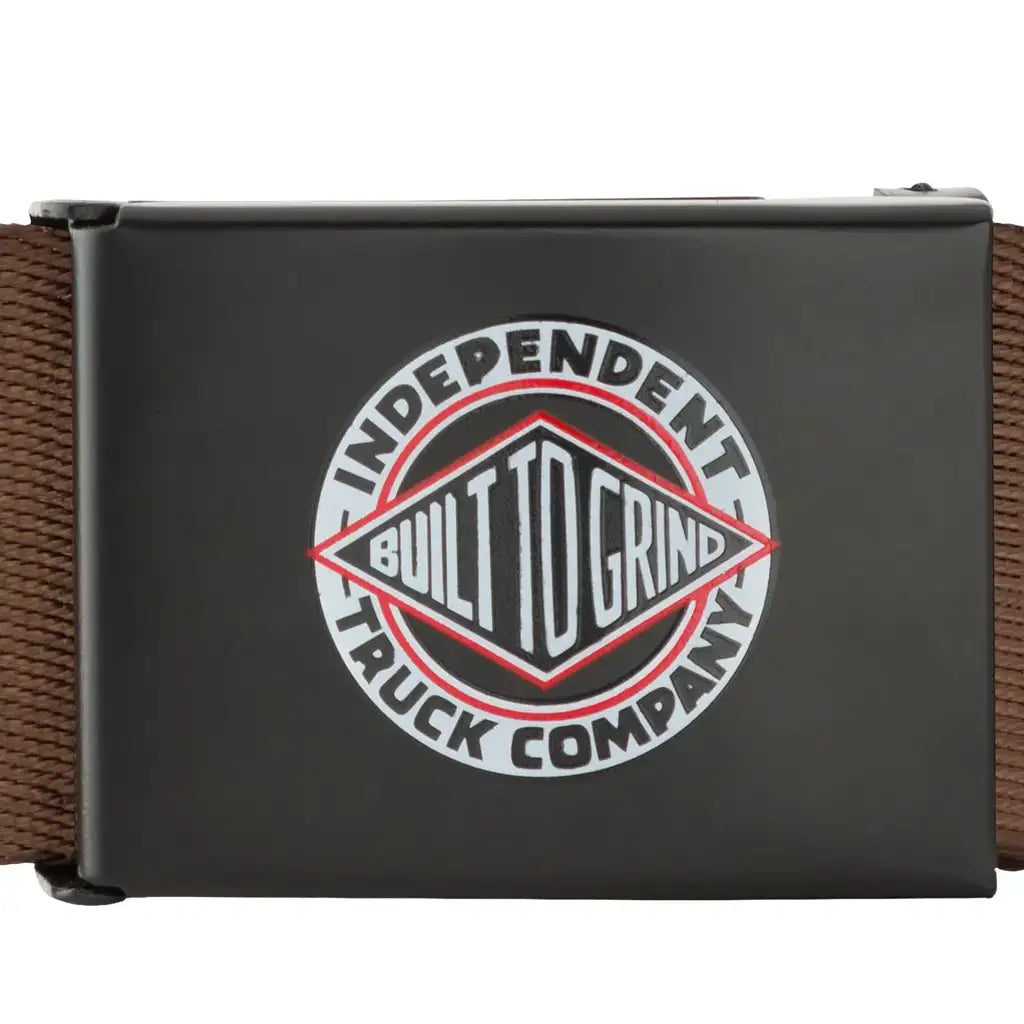 Independent BTG Summit Web Belt Brown 2