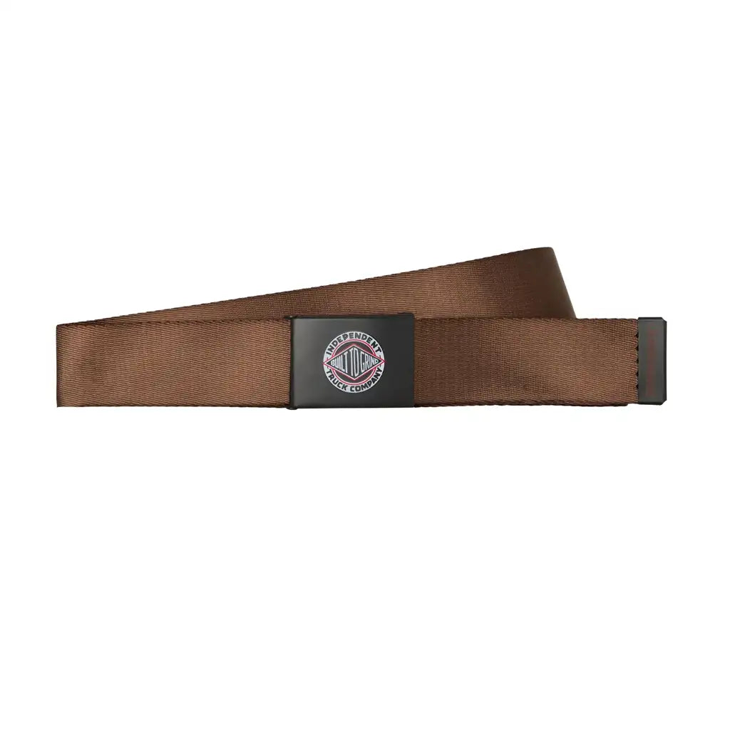 Independent BTG Summit Web Belt Brown 1