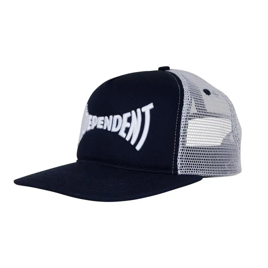 Span Mesh Structured Hat White / Navy