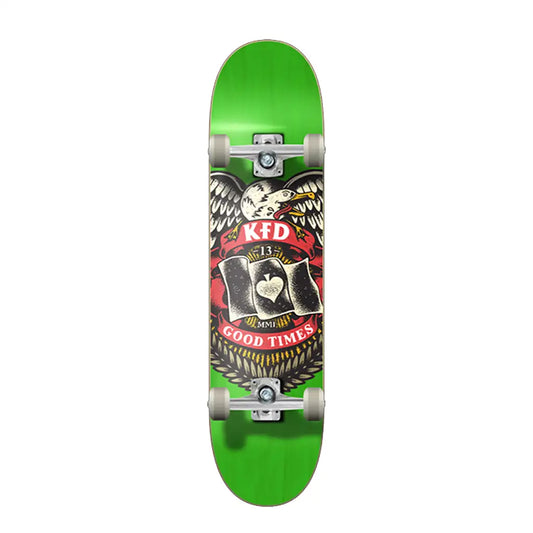 &nbsp;Badge Green Complete Skateboard 8.0