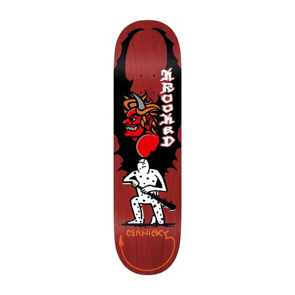 Krooked Cernicky Devil Ed Skateboard Deck 8.5”