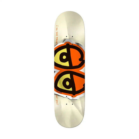 DBX Eyes Skateboard Deck 8.5 Orange 