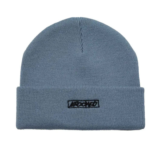 Krooked Moonsmile Script Beanie Blue
