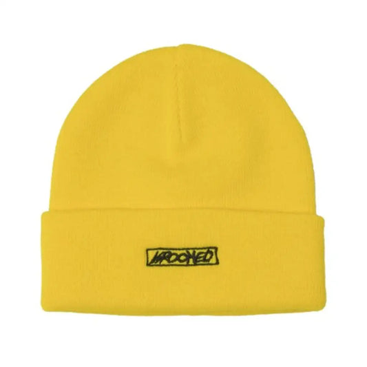 Krooked Moonsmile Script Beanie Yellow