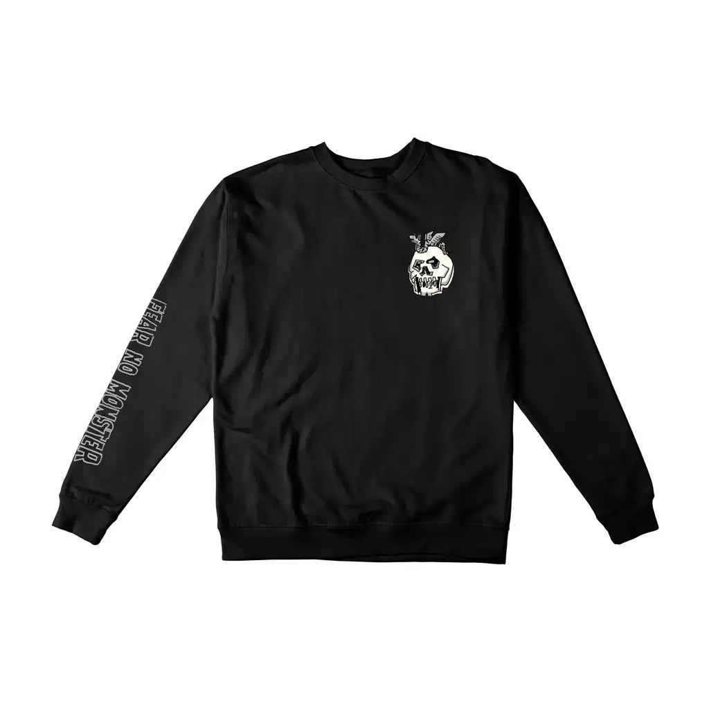 Krooked No Monster Crewneck Sweatshirt Black