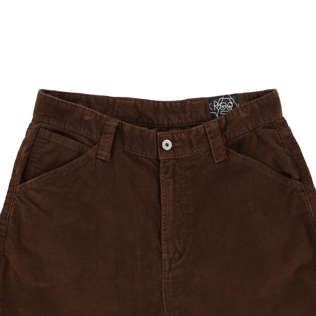 Krooked Shmoo Brown Corduroy Carpenter Pants