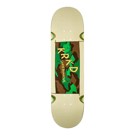 Krooked Team Kamo Skateboard Deck 8.5 White