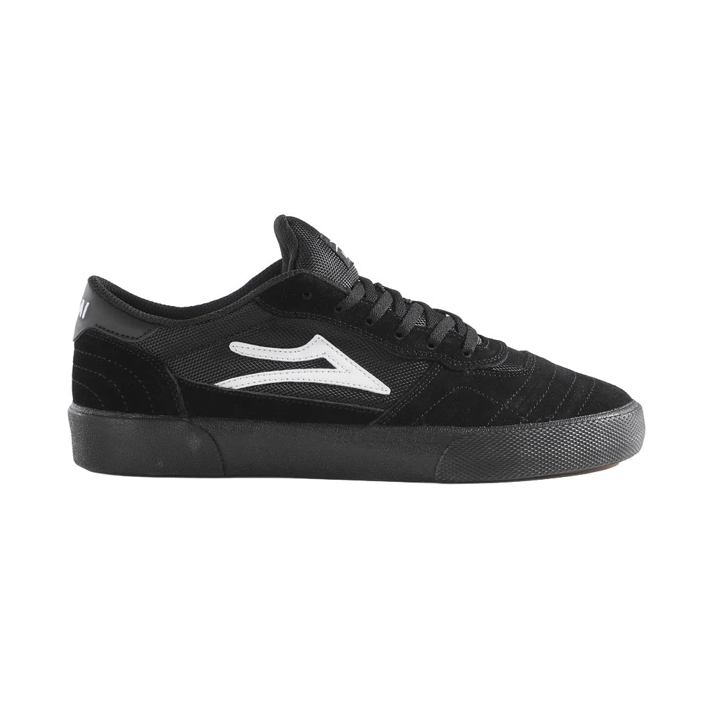 Lakai Cambridge Skateboard Shoe Black / Black Suede