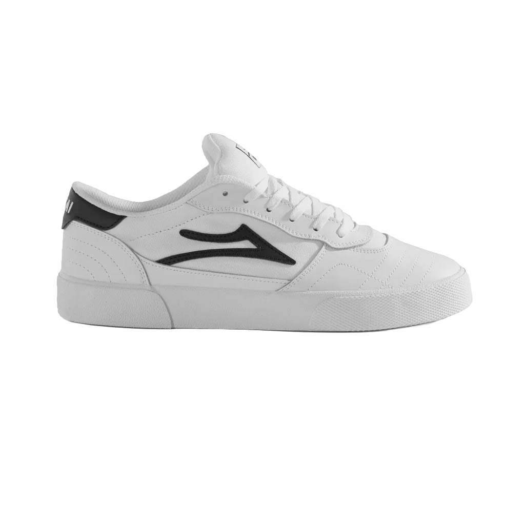 Lakai Cambridge Skateboard Shoe White Leather