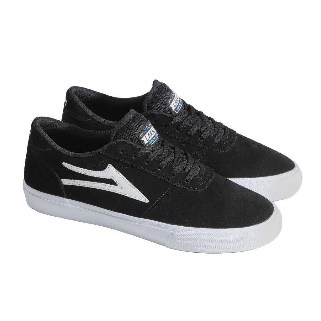 Lakai Manchester Skateboard Shoe Black Suede