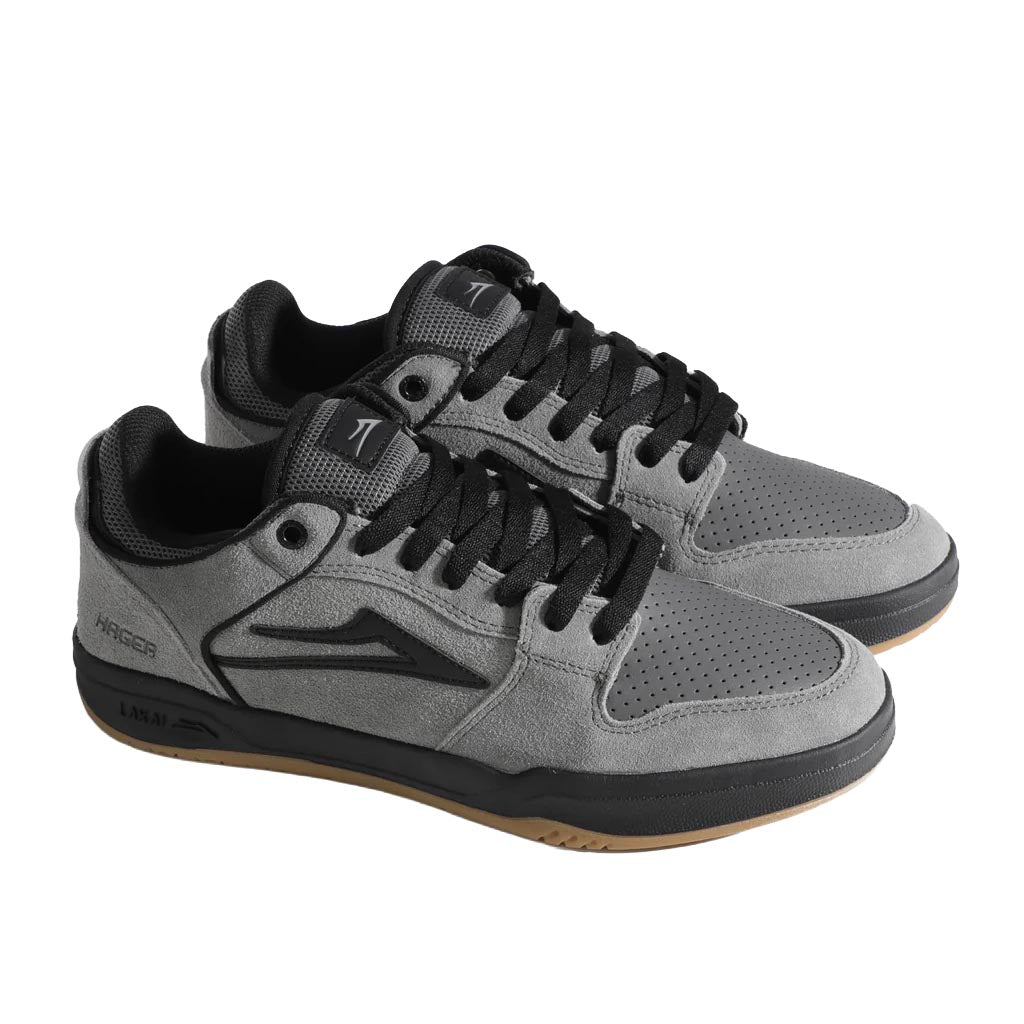 Lakai Telford Low Roman Hager Skateboard Shoe Wild Dove / Pewter