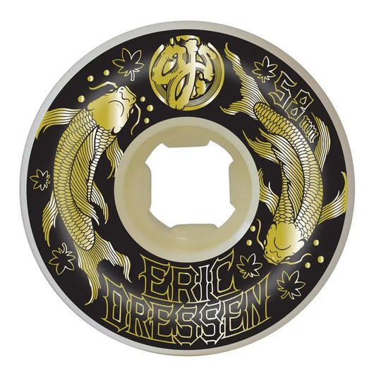 Double Duro Dressen Koi Gold 58mm 101a/95a Skateboard Wheels 