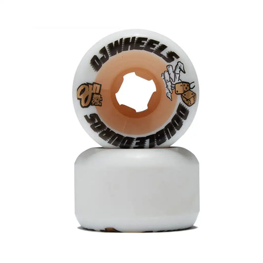 OJ Double Duro White Gum Mini Combo 101A/95A  Skateboard Wheels 54MM