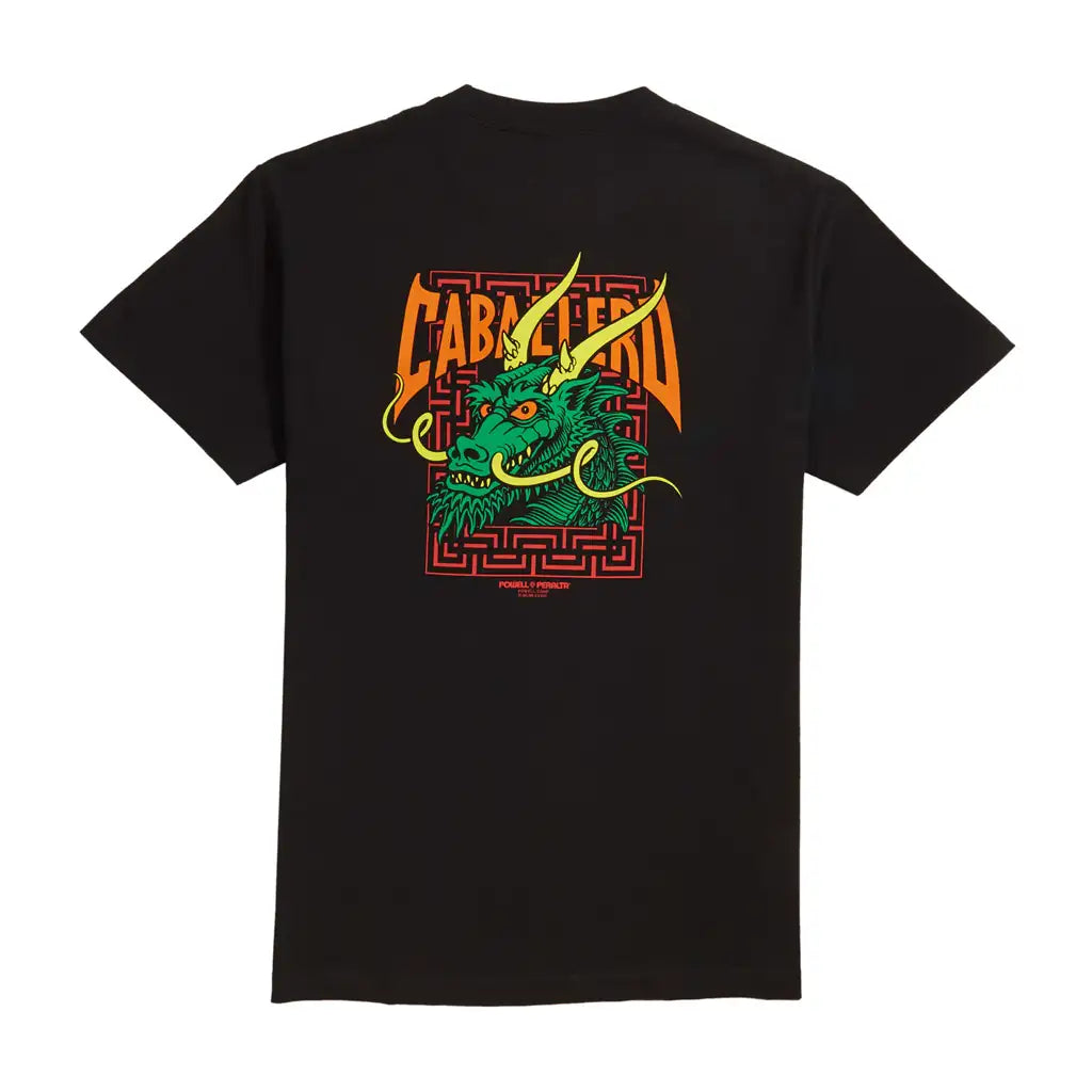 Powell Peralta Caballero Street Dragon T-Shirt Black
