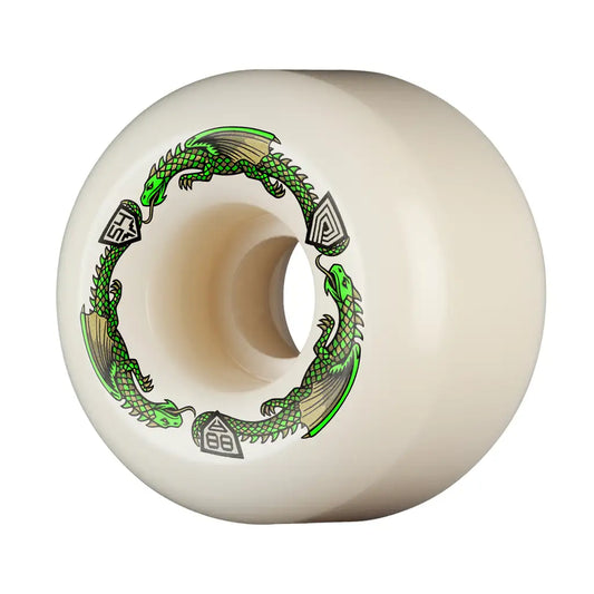 Powell Peralta Dragon Formula 93a A2 54MM  Skateboard Wheels Off White