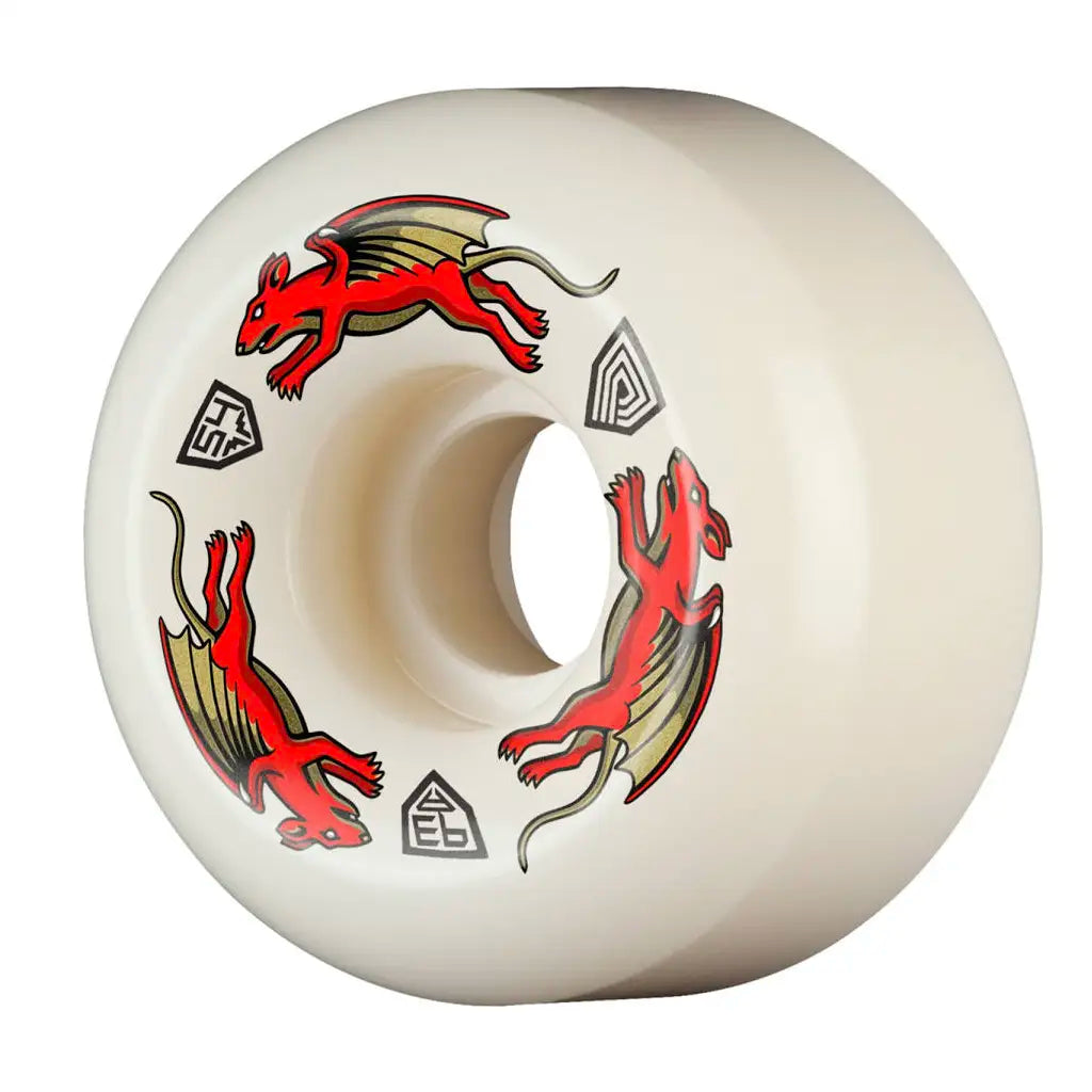 Powell Peralta Dragon Formula Red Nano AV6 93A  Skateboard Wheels