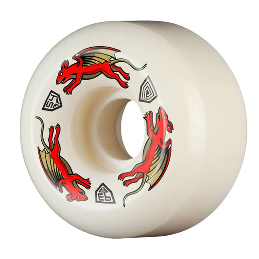 Powell Peralta Dragon Formula Red Nano AV6 93A  Skateboard Wheels