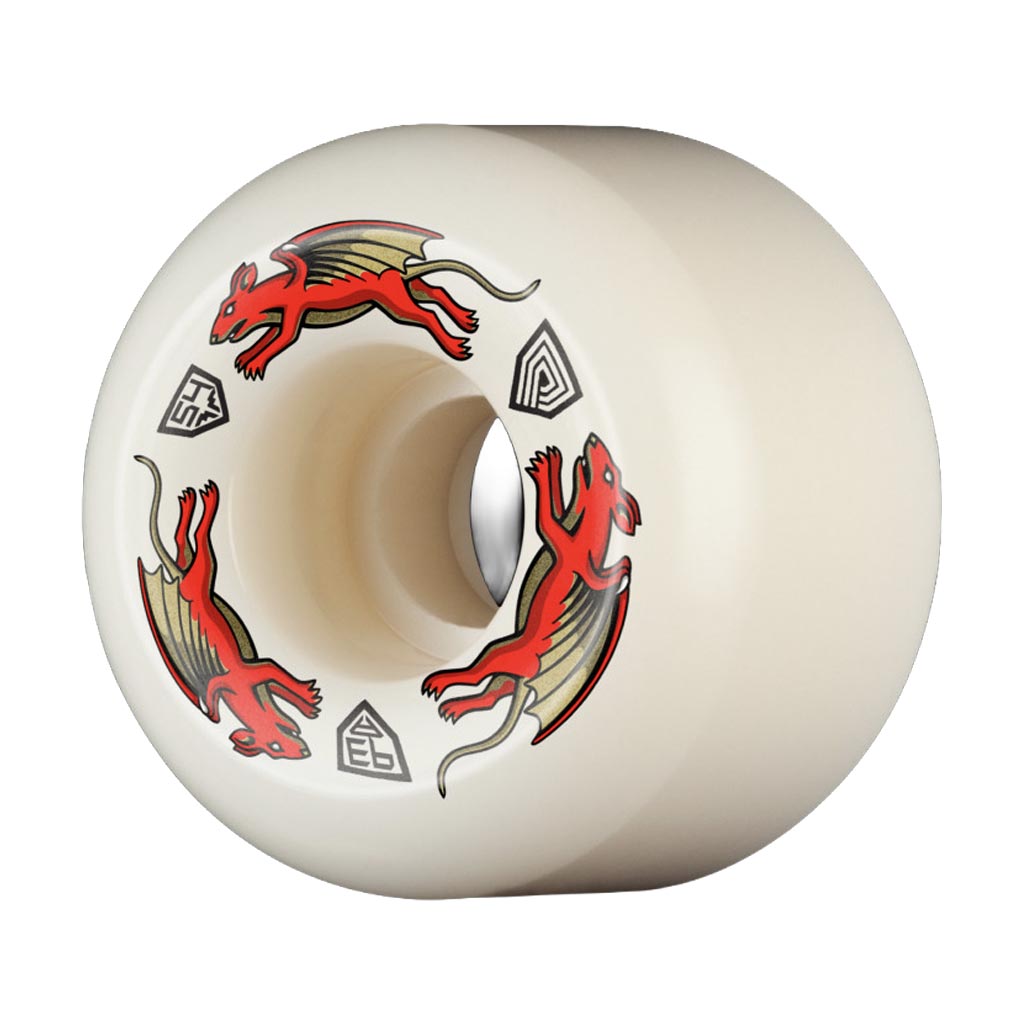 Powell Peralta Dragon Formula Red Nano Rats 93a AA2 54MM Skateboard Wheels