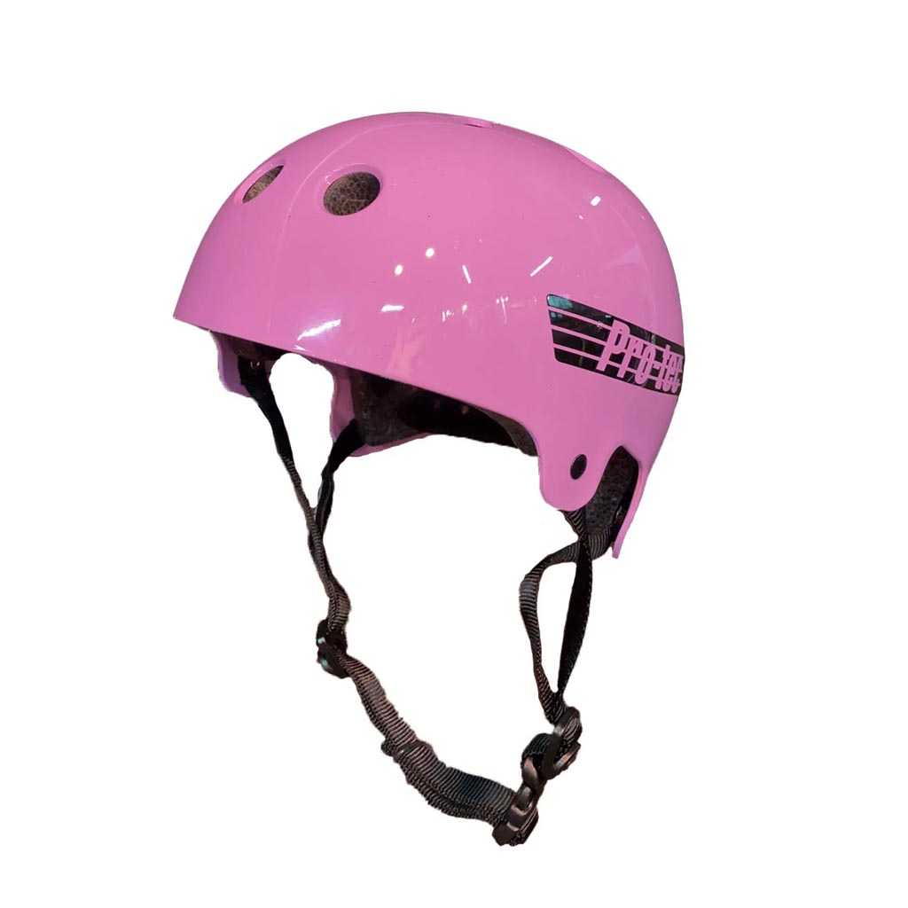 Pro-tec Old School Gloss Pink Helmet