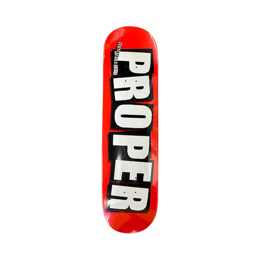 Properly Baked Skateboard Deck Assorted Veneers