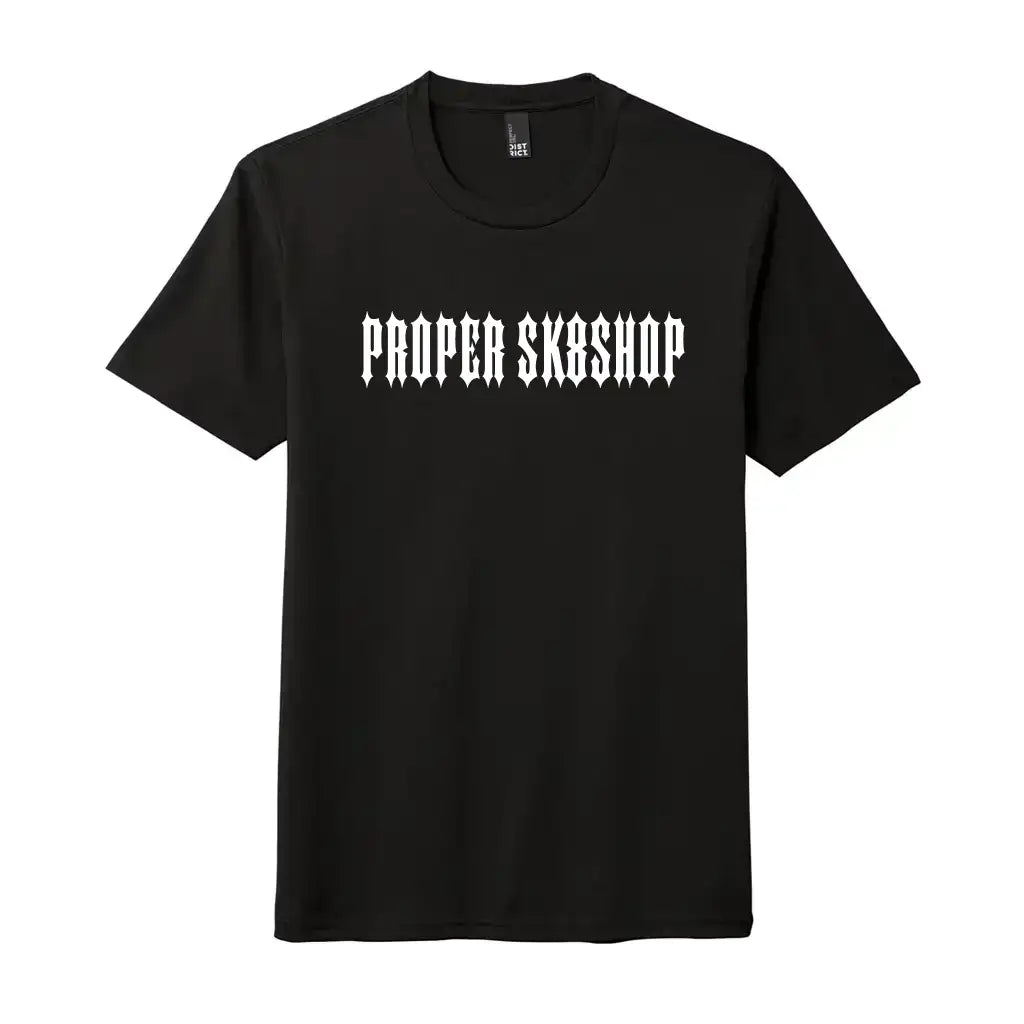 Proper Skateshop Tough Guy T-Shirt Black