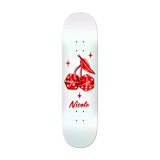 Nicole High Roller Skateboard Deck Twin Nose 8.0