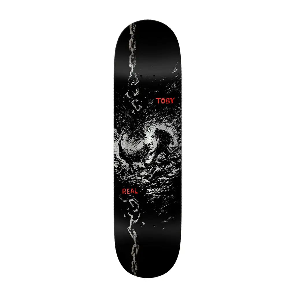 Real Toby Dog Bite Skateboard Deck 8.25