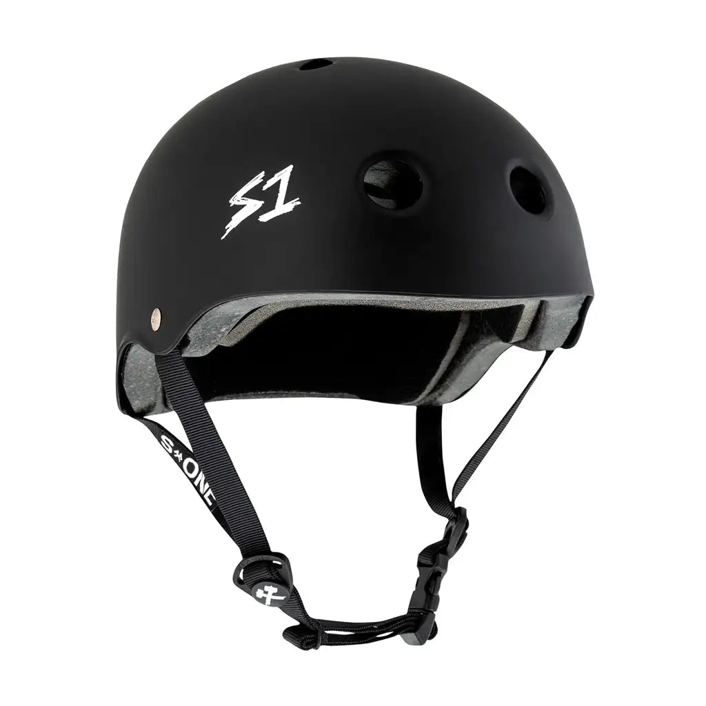 S1 Lifer Skateboard Helmet Black Matte 1