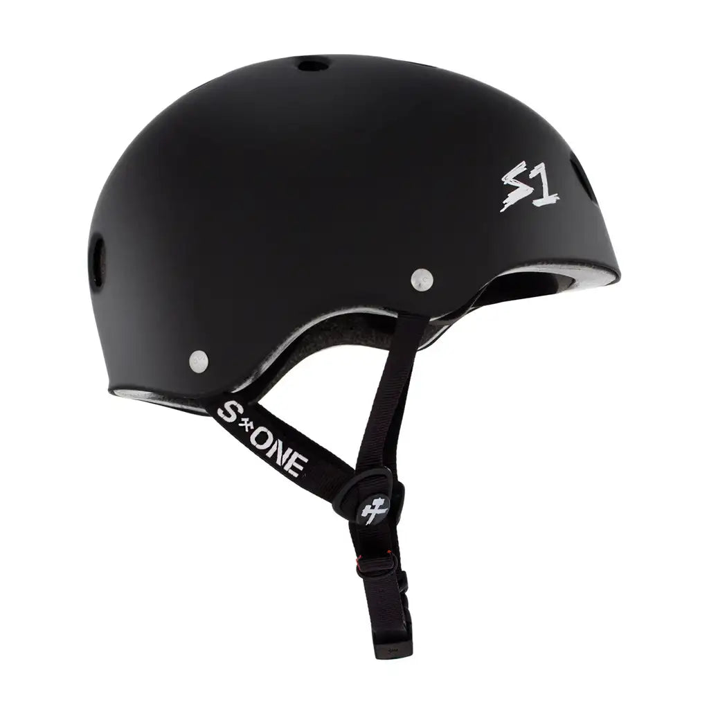 S1 Lifer Skateboard Helmet Black Matte 2