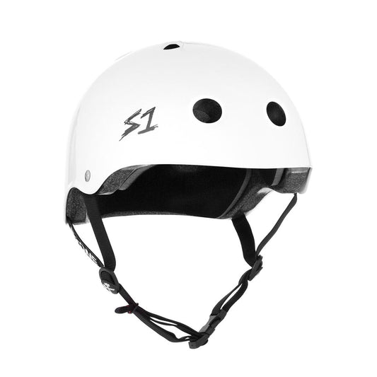 S1 Lifer Skateboard Helmet White Gloss
