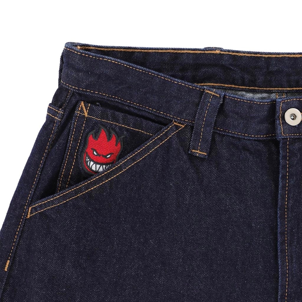 Spitfire Bighead Fill Dark Wash Baggy Denim Pants