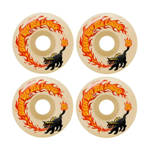 Spitfire Daan Pyrocat 55mm 99d Formula Four Skateboard Wheels