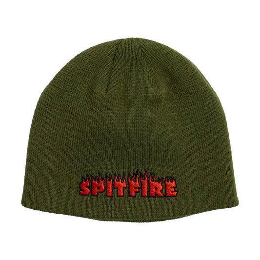 Spitfire Demonized Skully Beanie Olive
