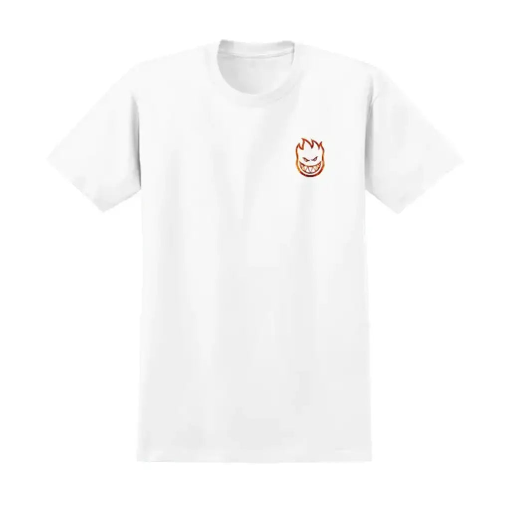 Spitfire Flamed FIll Swirl T-Shirt White