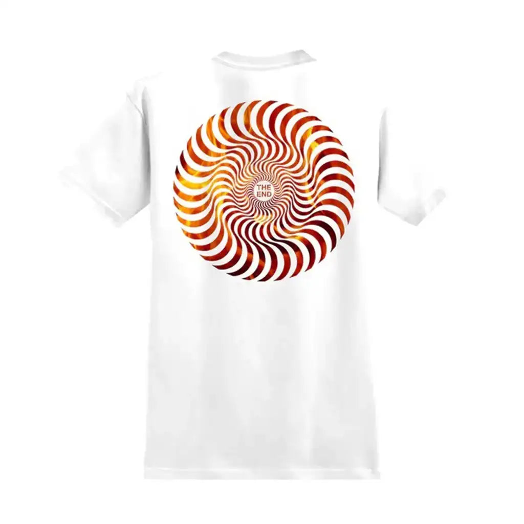 Spitfire Flamed FIll Swirl T-Shirt White