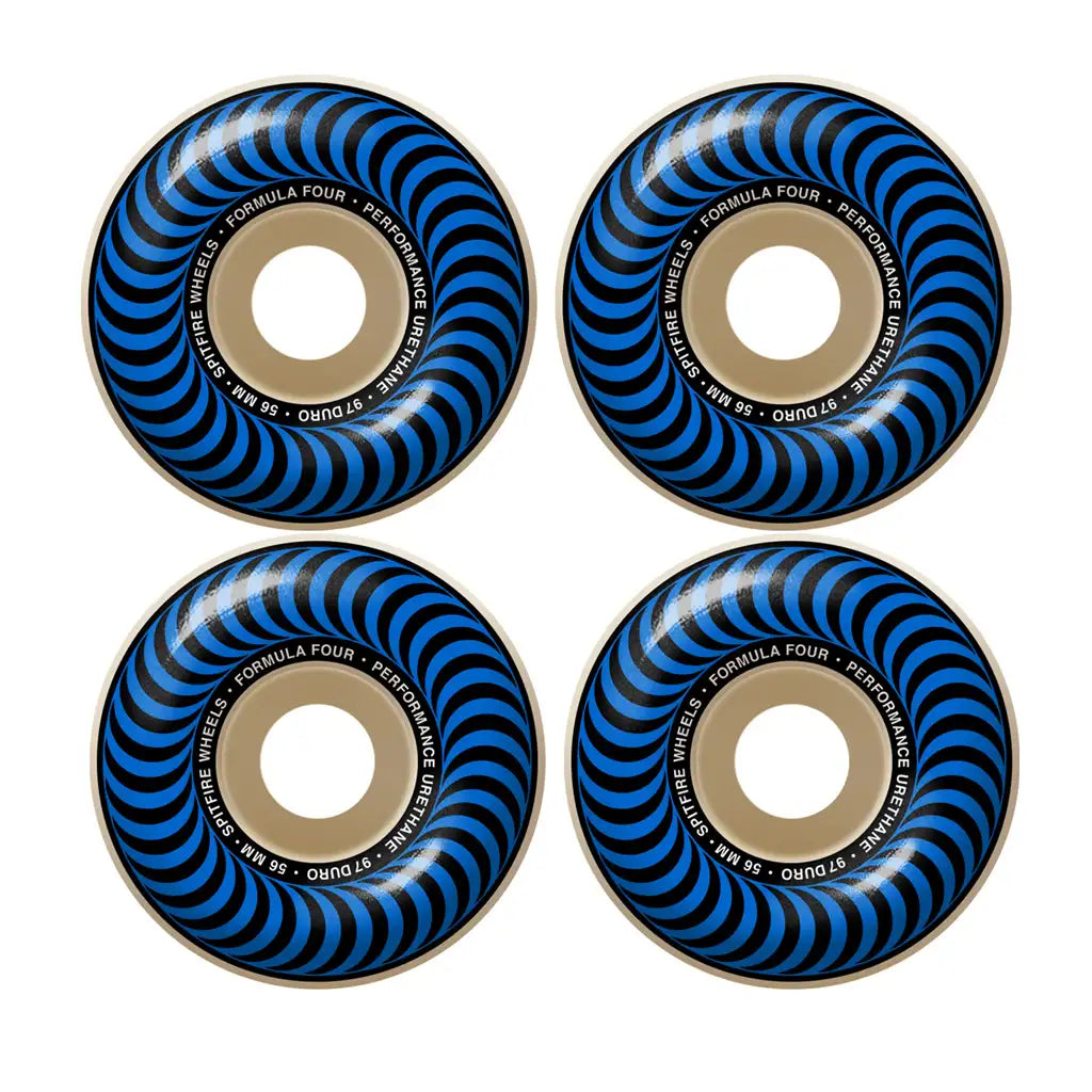 Spitfire Formula Four Classic 97A Skateboard Wheels Natural