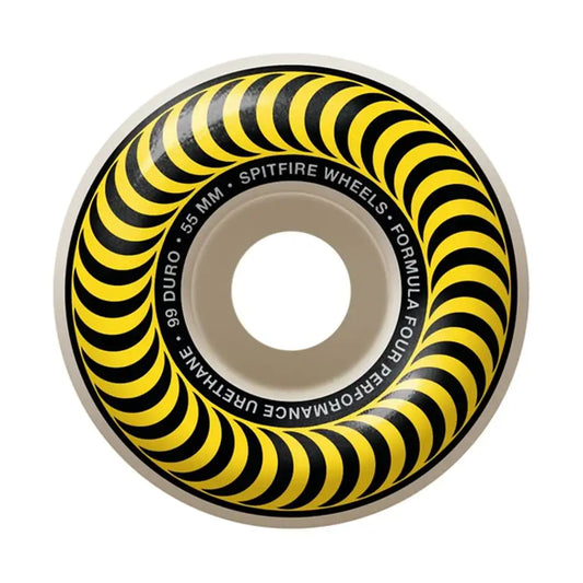 Formula Four Classic 99D 55MM Skateboard Wheels Yellow