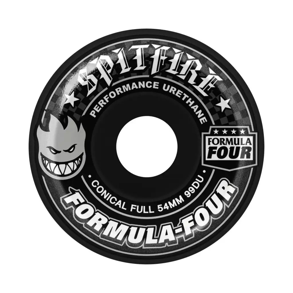 Formula Four Conical Full &nbsp;99A Skateboard Wheels Black
