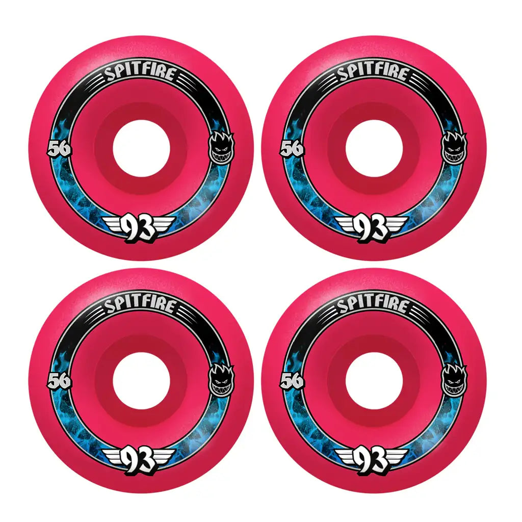 Spitfire Formula Four Radial 93A 56MM Skateboard Wheels Pink
