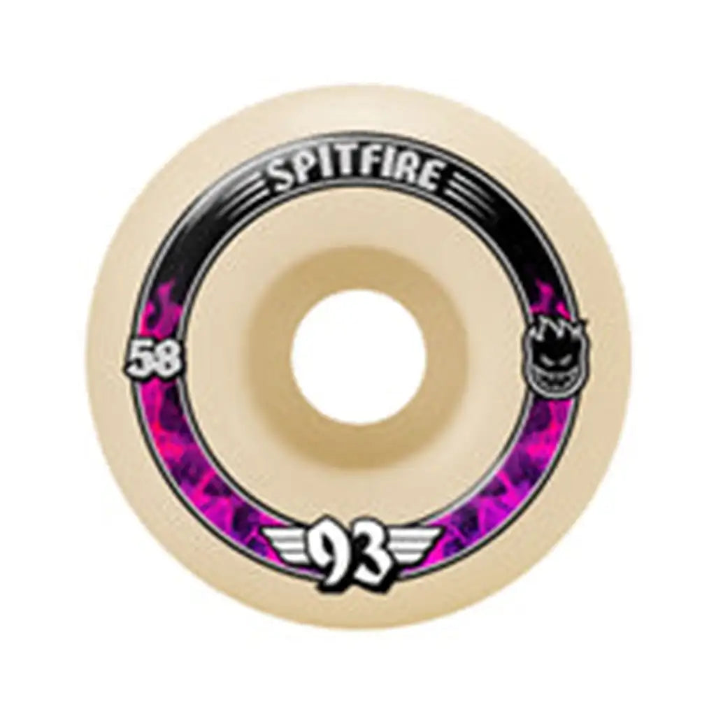 Formula Four Radial 93A Skateboard Wheels Natural 58MM