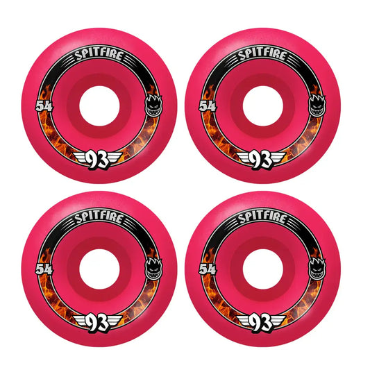 Spitfire Formula Four Radial 93A 54MM Skateboard Wheels Pink