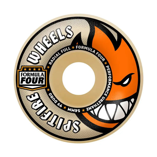 Spitfire Formula Four Radial Full 99A Skateboard Wheels Natural