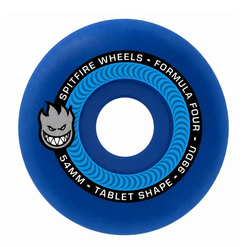 Spitfire Formula Four Tablets 99D 54MM Skateboard Wheels Blue