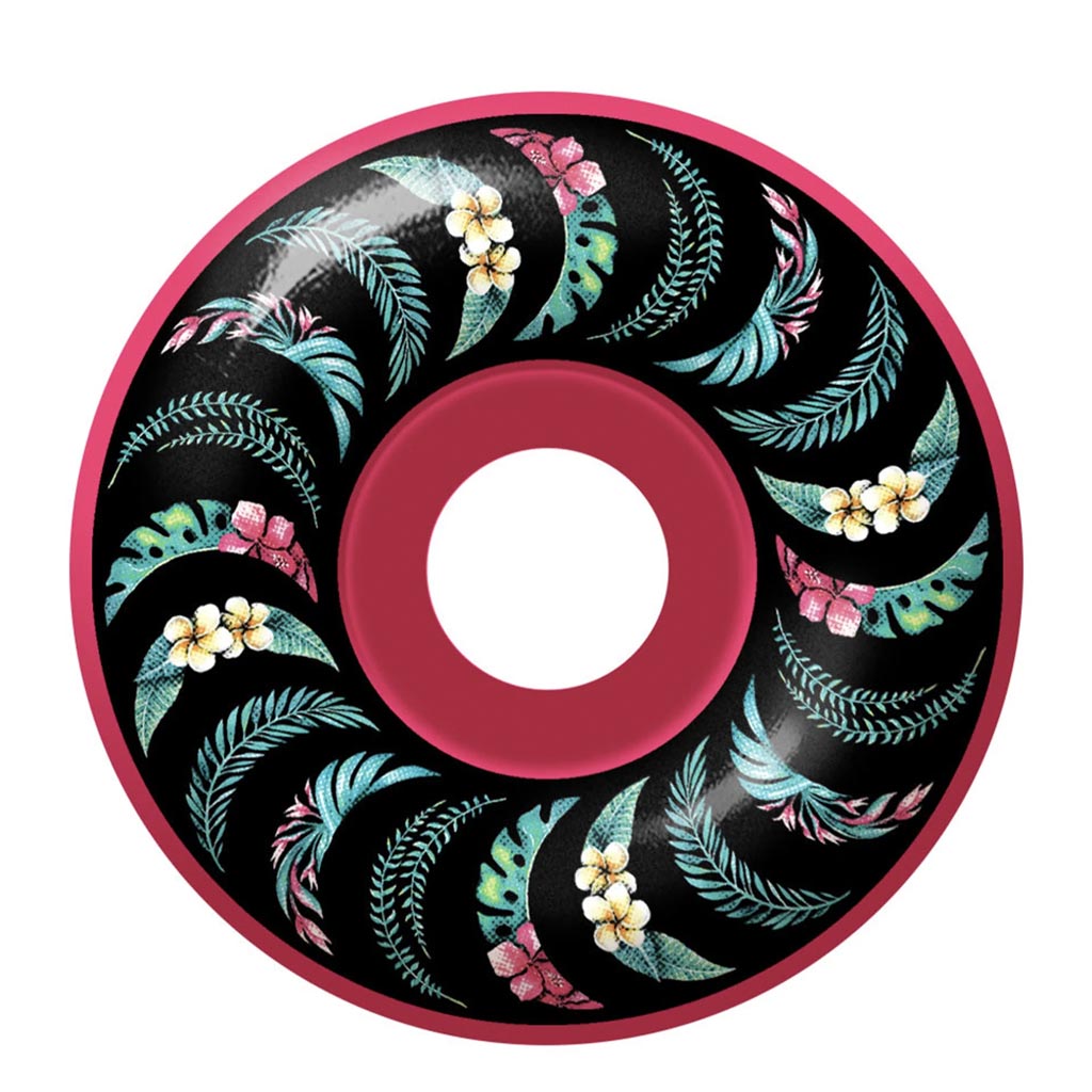 Spitfire Formula Four Team Floral 99A 52MM Classic Skateboard Wheels Pink
