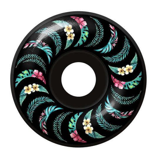 Spitfire Formula Four Team Floral 99A 55MM Classic Skateboard Wheels Black