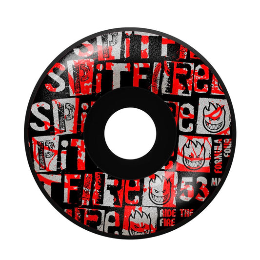 Spitfire Formula Four Team Ransom 99A 53MM Radial Skateboard Wheels Black