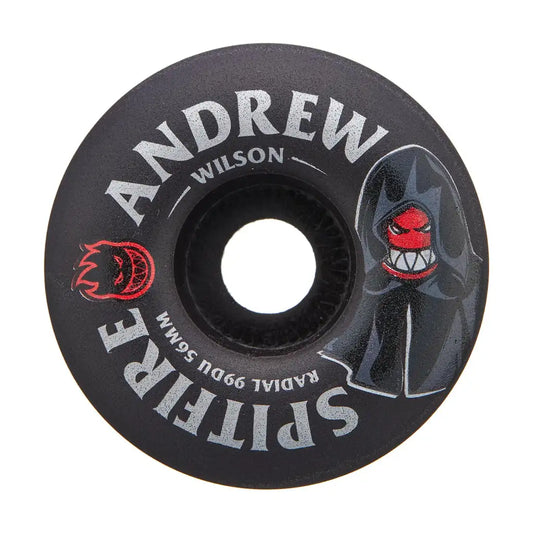 Spitfire Formula Four Wilson Burn Squad 99A 56MM Skateboard Wheels Black 1